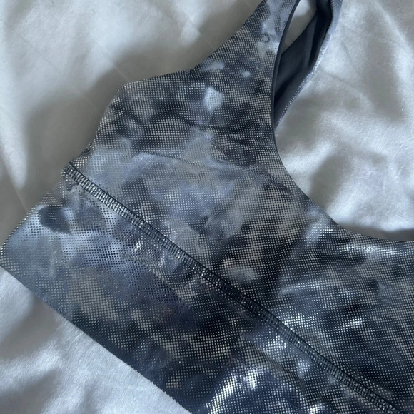 🆕🤍 Lululemon Align Bra A/B Cup Shine Diamond Dye Starlight Graphite Grey - Picture 3 of 11